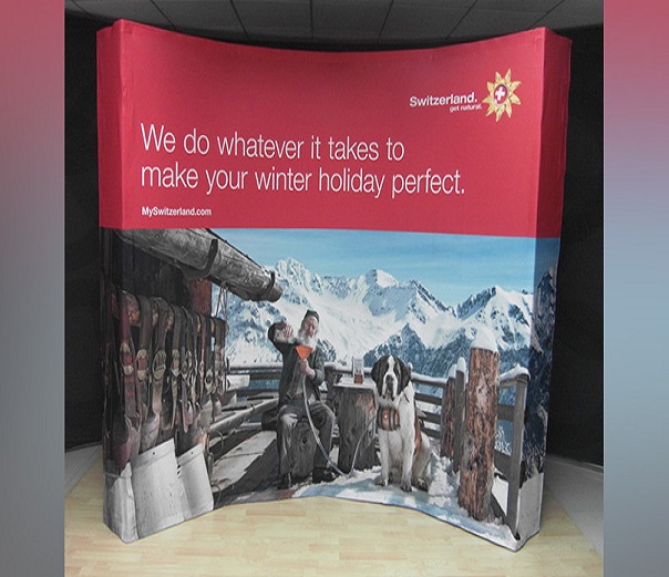 tension fabric pop-up display
